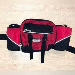 Outdoor Products Hiking Fanny Pack Belt Bag + Two Water Bottle Holders